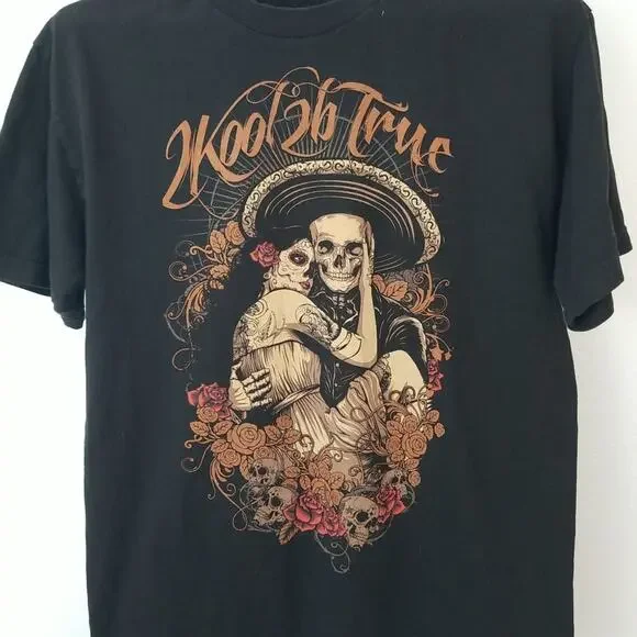 2K2BT Black Graphic T Shirt size Large 21221-0372 - Picture 1 of 5